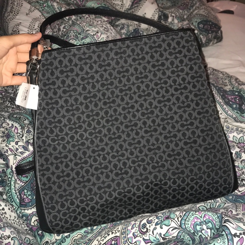 Brand new black coach purse